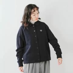 FRED PERRY フレッドペリー ラグラ ンスリーブスウェットカーディガン