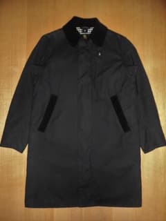 【週末お値引】BARBOUR SL BORDER 別注 BLACK 34 英国製のサムネイル