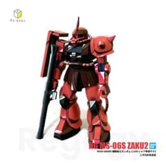 HG シャア専用ザクⅡ 二次元彩色 二次元塗装 1/144 プラモデル 完成品 m93407588024_1.jpg?1770972707