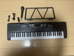 電子ピアノ 電子キーボード 61鍵盤 面立て オーディオケーブル マイク付きのサムネイル