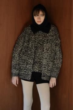 CLANE MIX LOOP MOHAIR KNIT CARDIGANのサムネイル