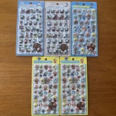 y*.様 正規品 ボンボンドロップシール キャラクターシール 5枚セットのサムネイル
