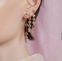ARTIDA OUD マルチサファイア ピアス チャーム アルティーダウード