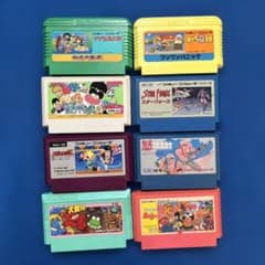 ファミコンソフト 8本セット まとめ売り - メルカリ
