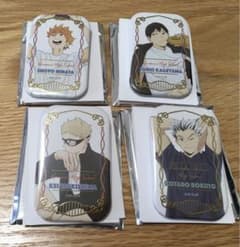 ハイキュー セブンネット限定 缶バッジ クールダウン 烏野 日向 月島