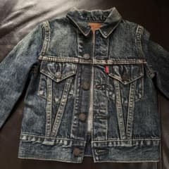 kidsファッション　: denim dungareeのサムネイル