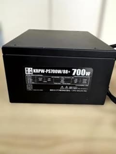 玄人志向 KRPW-PS700W/88+ 電源ユニット 本体 - メルカリ
