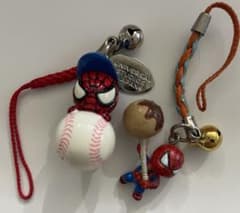 Spider-Man Baseball/Takoyaki Strap (2 pieces)