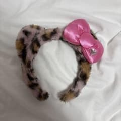 に*様 キティーちゃん ヒョウ柄ファーカチューシャのサムネイル