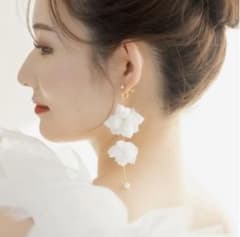ANNAN WEDDING フラワー イヤリング ME209 花のサムネイル