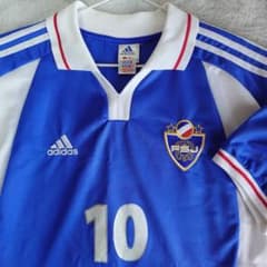 アディダス　サッカー　ユーゴスラビア代表　ストイコビッチ　XXOサイズ　レプリカ アディダス サッカー ユーゴスラビア代表 ストイコビッチ XXO