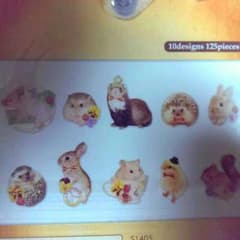 ニョッパ様専用☆小動物シール125個入りのサムネイル