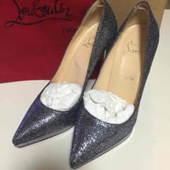 ちゃんぴ様専用CHRISTIAN LOUBOUTIN グリッターパンプスのサムネイル