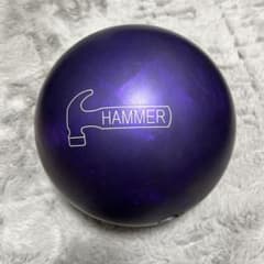 HAMMER パープルパールウレタン 15ポンド 右利き用 サムレス仕様