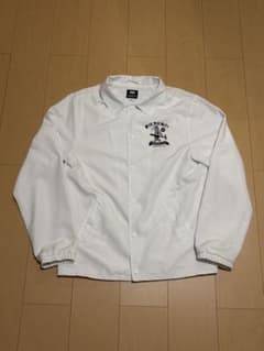 FTC x Turbokolor コーチジャケット ホワイト M FTC x Turbokolor コーチジャケット ホワイト M - メルカリ