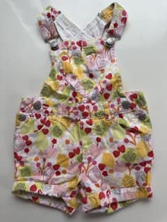H&M ベビー サロペット 74cm 6-9ヶ月 女の子 フルーツ柄のサムネイル