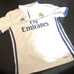 Real Madrid ポロシャツ ホワイト,150,美品のサムネイル