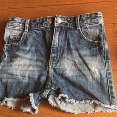 デニムショートパンツキッズのサムネイル