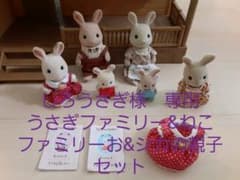 シルバニアファミリー 人形　うさぎファミリーのサムネイル