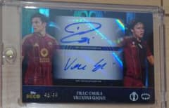 49 Topps Deco Dybala Giacinti dual auto - メルカリ