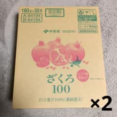 伊藤園　ざくろ　100 30本×2 60本のサムネイル