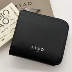 未使用級　ATAO アタオ　チェス　折り財布　レザー　シェードグレー m93446097922_1.jpg?1773788715