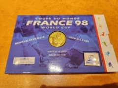 France 98 World Cup 公式記念コイン ピンバッジセットのサムネイル