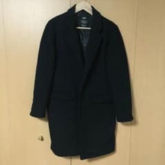 HARE メルトンチェスターコート 黒のサムネイル