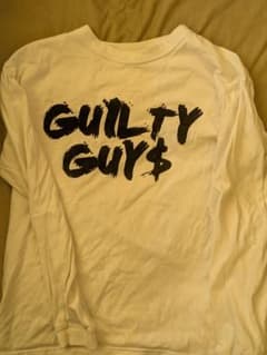 GUILTY GUY$ 長袖Tシャツ ホワイト Mサイズのサムネイル