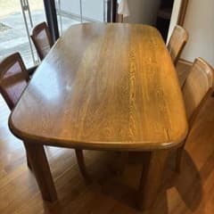 浜本工芸 ダイニングテーブルセット 椅子×6脚 浜本工芸 ダイニングテーブルセット 椅子×6脚 - メルカリ