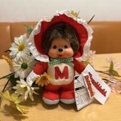 新品　モンチッチ ぬいぐるみ　レトロチックS レッド