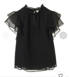 新品タグ付❤︎31 sons de modeのフリル袖エアリーハイネックブラウスのサムネイル