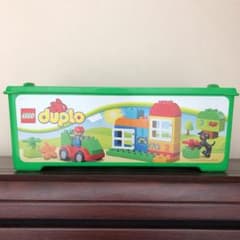 （値下げ中）LEGO duplo レゴ デュプロ 緑のコンテナ&基礎版 セットのサムネイル