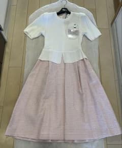 Rene ルネJR 高島屋　名古屋限定ツィードニット　ドッキングワンピース未使用 Rene ルネJR 高島屋 名古屋限定ツィードニット ドッキングワンピース未