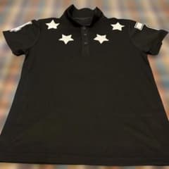 星 スターポロシャツ ブラックswag archive GIVENCHY似 - メルカリ