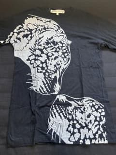 KRIZIA JEANS ヒョウ柄プリント Tシャツ ブラック Lのサムネイル