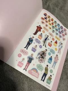 なにわ男子。スケジュール帳。2024diary,手帳。シール、動画バーコード付のサムネイル