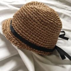 ハンドメイド作家さんの麦わら帽子のサムネイル