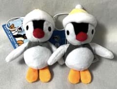 ピングー ぬいぐるみ マスコット ラウンドワン限定 ピンガ 黄色帽子 2点 ⑹