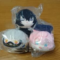 値下げしました！刀剣乱舞 もちもちマスコット 数珠丸 鳴狐 秋田藤四郎のサムネイル