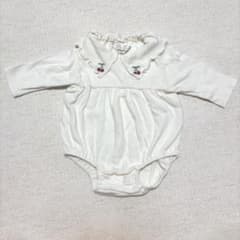 【70】女の子用さくらんぼロンパースのサムネイル