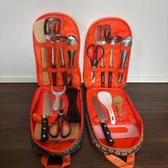 豪華19点セット 】アウトドア調理器具 キッチンツール 収納ケース付き