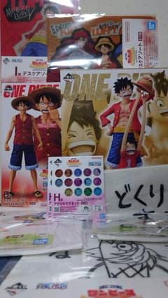 이치 반 쿠지 원피스 MONKEY.D.LUFFY 정리 세트