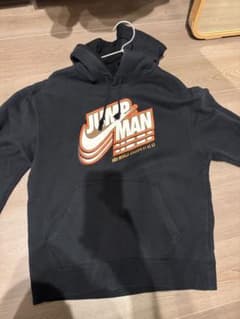 ジャンプマン フード付きパーカー ブラックのサムネイル