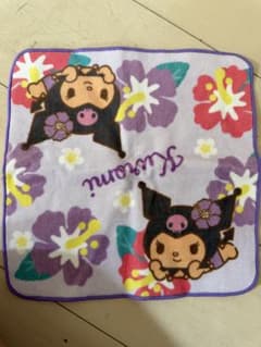 クロミ ハイビスカス柄 ミニタオル ハンカチのサムネイル