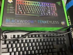 動作確認済み 箱付Razer BlackWidow V3 Tenkeyless黄のサムネイル