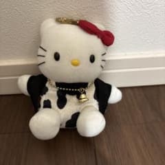 希少レア　Hello Kitty 牛柄 リュック キーホルダー