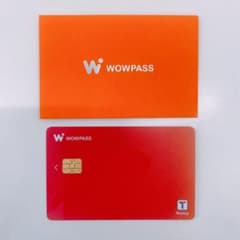 紙幣+184007₩チャージ済 WOWPASS 韓国 ウォン付きのサムネイル