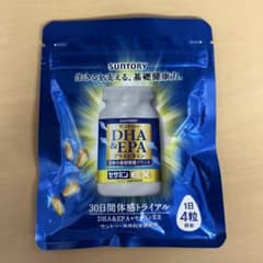 ★サントリー DHA＆EPA＋セサミンEX 30日分　120粒★新品未開封のサムネイル