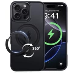 CASEKOO MagSafe 대응 블랙 iPhone16pro